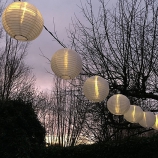 lampion set compleet  zwart zilver goud