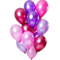 Rose Ballon set van 15 stuks kwaliteit ballonnen , van rond 30 cm , ongevuld
