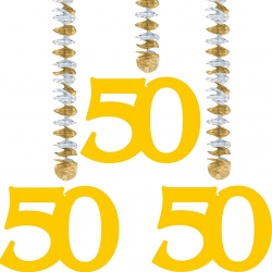 50 Goud Hangdecoratie