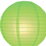 Lampion groen 25 cm 5 stuks