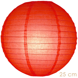 Lampion Rood  25 cm 10 stuks