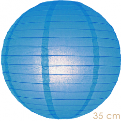 Lampion blauw 35 cm