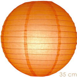 Lampion oranje  35 cm