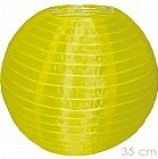 weerbestendige nylon lampion 35 cm geel