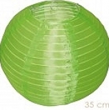 weerbestendige nylon lampion 35 cm groen