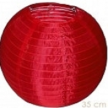 weerbestendige nylon lampion 35 cm Rood