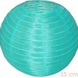 weerbestendige nylon lampion 35 cm Turqase