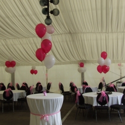 aankleding feestzaal